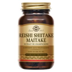 SOLGAR Reishi Shiitake Maitake - 50 Capsules