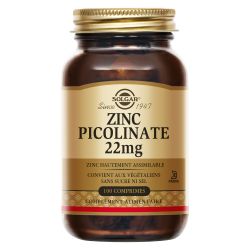 SOLGAR ZINC PICOLINATE 100 TABLETS