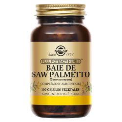 SOLGAR SAW PALMETTO - 100 Gélules Végétales