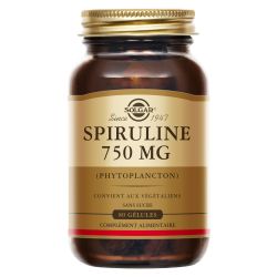 SOLGAR SPIRULINE 750mg - 80 Comprimés