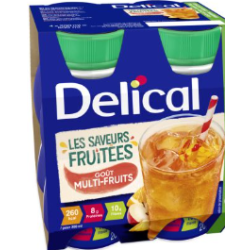 DELICAL BOISSON FRUITÉE Multi-Fruits - 4x200ml