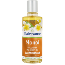 NATESSANCE Monoï Embellit Et Satine Huile Sèche Bio 100 ml