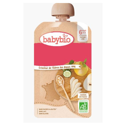 copy of BABYBIO GOURDES FRUITS + 6 Months Apple Strawberry