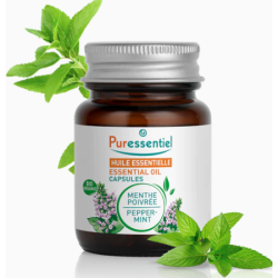 PURESSENTIEL HUILE ESSENTIELLE Capsules Menthe Poivrée BIO - 60