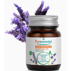 PURESSENTIEL HUILE ESSENTIELLE Capsules Lavande Vraie BIO - 60