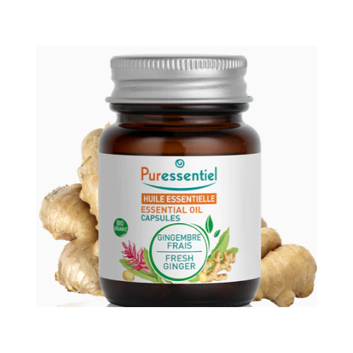 PURESSENTIEL HUILE ESSENTIELLE Capsules Gingembre BIO - 60