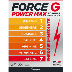 FORCE G POWER MAX - 15 ampoules