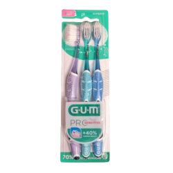 GUM BROSSE A DENTS 510 SENSITIVE 3 PRO Ultra Soft - Lot De 3