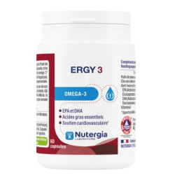 ERGY 3 Oméga 3 - 60 capsules