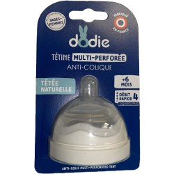 DODIE TÉTINE ANTI-COLIQUE Multi-Perforée +6 Mois Débit 4