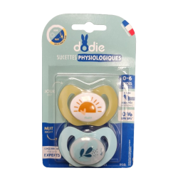 DODIE SUCCEETTE PHYSIOLOGIQUE P67 +6 Months Jungle - 2 Pacifiers