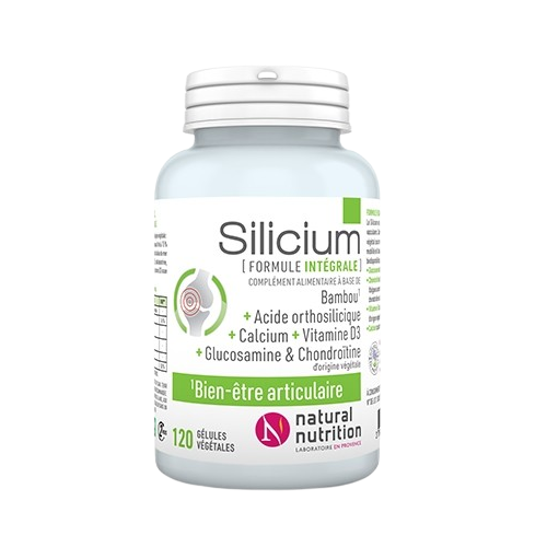 NATURAL NUTRITION SILICIUM Bien-Être Articulaire - 120 Gélules