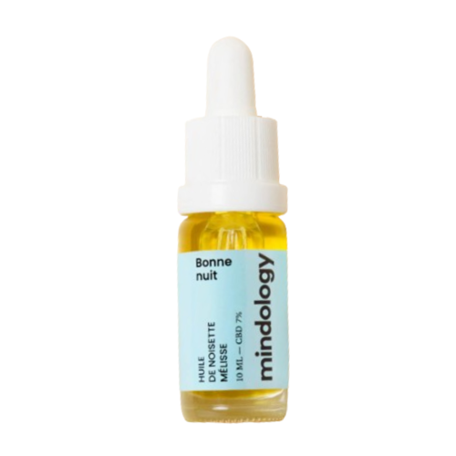 MINDOLOGY BONNE NUIT Huile de Noisette Mélisse et CBD 7% - 10ml