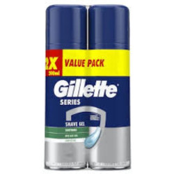 GILLETTE SERIES Mousse à Raser Peaux Sensibles - Lot de 2x250ml