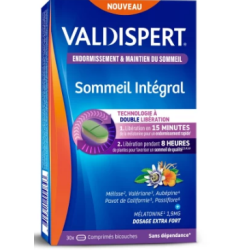 VALDISPERT MELATONINE 1,9MG SOMMEIL INTÉGRAL - 30 Comprimés