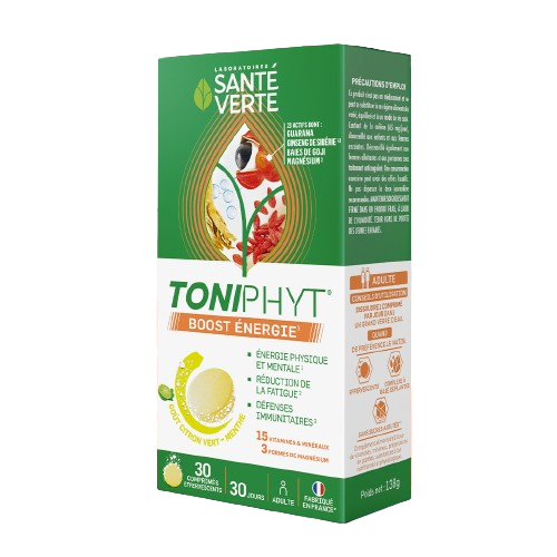 SANTE VERTE TONIPHYT BOOST Goût Citron - 30 Comprimés