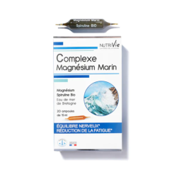 NUTRIVIE Complexe Magnésium Marin - 20 Ampoules 15 ml