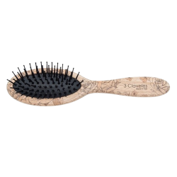 3 CLAVELES Brosse Pneumatique Ovale - Référence 16021