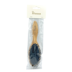 ALTESSE Brosse à Cheveux Pneumatique Bois Poils de Sanglier