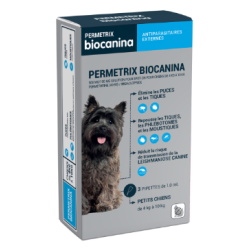 BIOCANINA PERMETRIX Anti-Parisitaire Petit Chien - 3x1ml