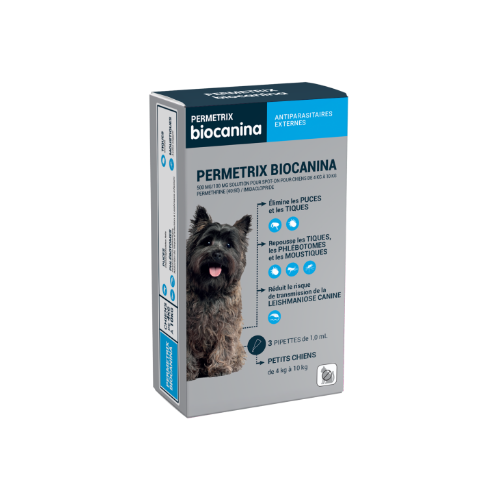 BIOCANINA PERMETRIX Anti-Parisitaire Petit Chien - 3x1ml