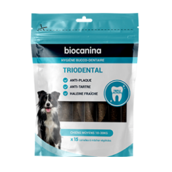 BIOCANINA Triodental Chien Moyen - 15 Lamelles