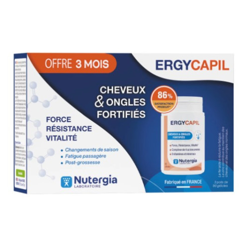 NUTERGIA ERGYCAPIL - 3x90 Gélules