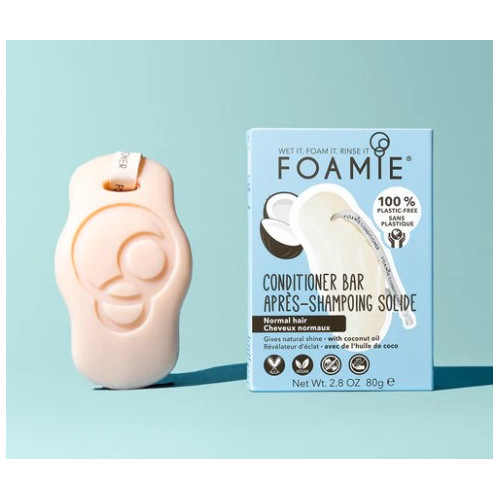 FOAMIE APRES-SHAMPOING SOLIDE Cheveux Abimés à l'Huile de coco