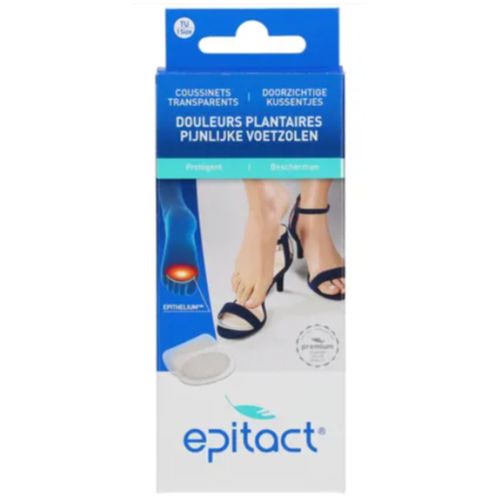 EPITACT DOULEURS PLANTAIRES / DURILLONS Coussinets Transparents - 1 Paire Taille Unique