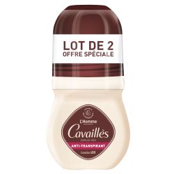 CAVAILLÈS DÉODORANT ANTI-TRANSPIRANT HOMMME 48h - Roll-on Lot de 2x50ml