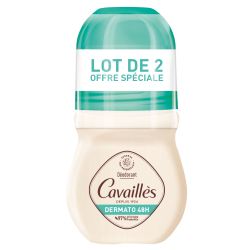 CAVAILLÈS DÉODORANT DERMATO 48h Roll-on - Lot de 2x50ml