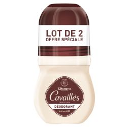 DÉODORANT DERMATO 48H HOMME ROLL-ON Lot de 2x50ml - ROGÉ CAVAILLÈS