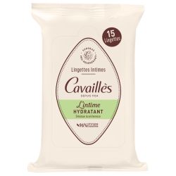 CAVAILLÈS LINGETTES INTIMES Sècheresse - 15 Lingettes