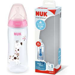 NUK First Choice+ Feeding Bottle 0-60 months - 300ml