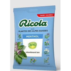 RICOLA MENTHOL Bonbons Sans Sucres - 70g