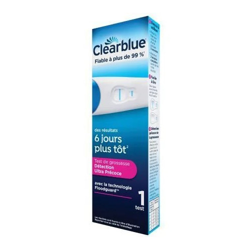 CLEARBLUE TEST DE GROSSESSE DETECTION ULTRA PRECOCE - 2 Tests