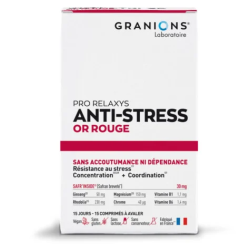 GRANIONS ANTI STRESS OR ROUGE - 15 tablets