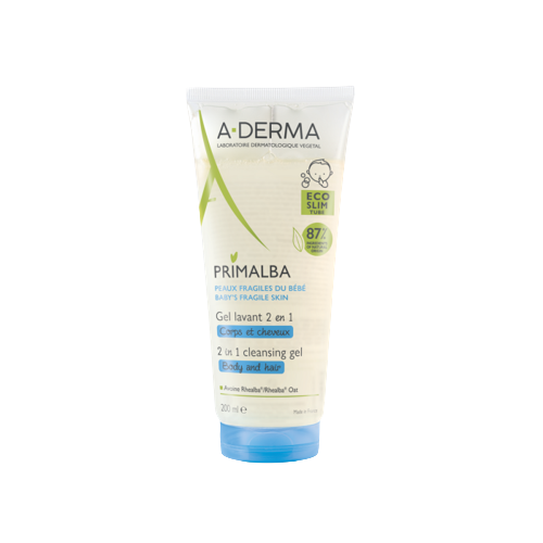 ADERMA PRIMALBA Gel Lavant 2 en 1 Bébé - 200ml