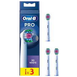 ORAL-B PRO 3D WHITE BROSSETTES - 3 Recharges