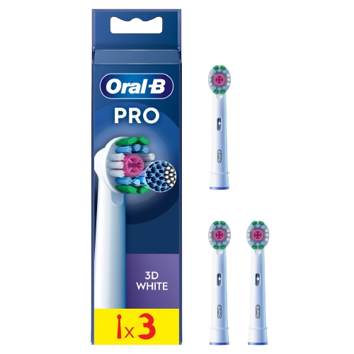 ORAL-B 3D WHITE BRUSHES - 3 Refills