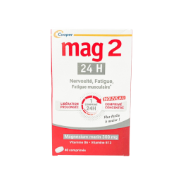 MAG 2 24H Libération Prolongée - 40 Comprimés