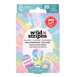 WILD STRIPES WATERPROOF SECURE Arc-en-Ciel - 20 Pansements