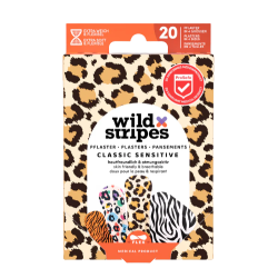 WILD STRIPES CLASSIC SENSITIVE Animaux Sauvages - 20 Pansements