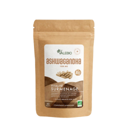 VALEBIO Ashwagandha 1200mg BIO Vitalité Surmenage - 60 Gélules