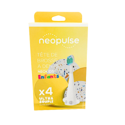 NEOPULSE TÊTE DE BROSSE À DENTS NEOKIDS - Ultra Souple x4