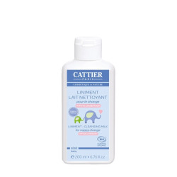 CATTIER BÉBÉ Liniment Lait Nettoyant pour le Change