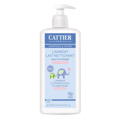 CATTIER BÉBÉ Liniment Lait Nettoyant pour le Change