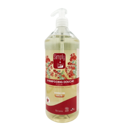 SIMPLY BIO SHAMPOOING DOUCHE Fleuri - 1L