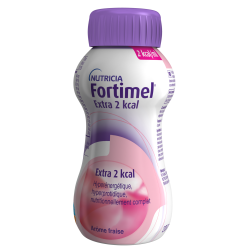 FORTIMEL EXTRA Fraise - 4 Bouteilles de 200ml