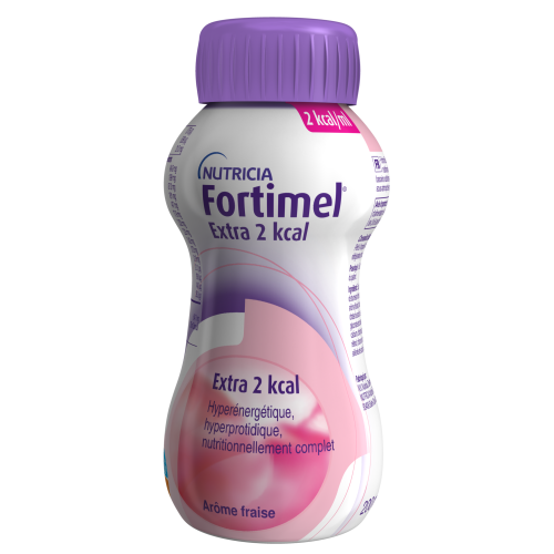 FORTIMEL EXTRA Strawberry - 4 Bottles of 200ml